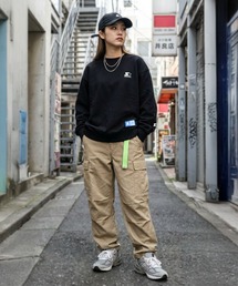 STARTER（スターター）の「STARTER スターター ワンポイント 刺繍ロゴ スウェット トレーナー 裏毛（スウェット）」