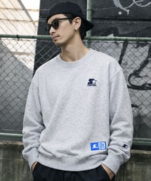 STARTER（スターター）の「STARTER スターター ワンポイント 刺繍ロゴ スウェット トレーナー 裏毛（スウェット）」