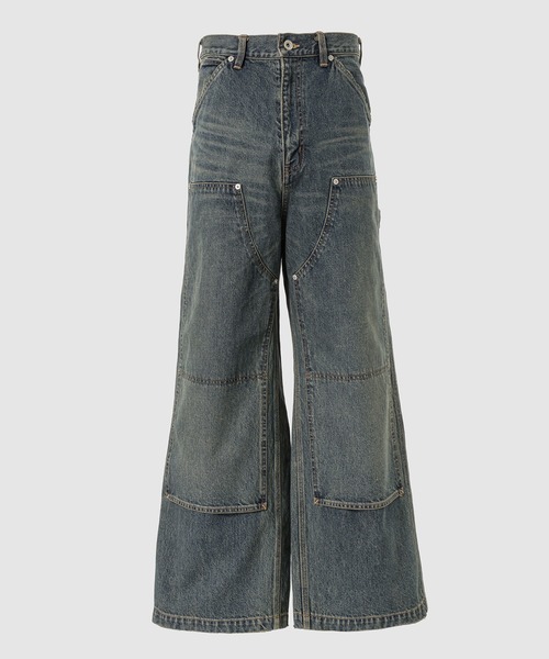パンツ Dairiku Flower Cross Embroidery Denim 29 DAIRIKU（ダイリク）の「”Flower” Cross Embroidery Slim Denim Pants