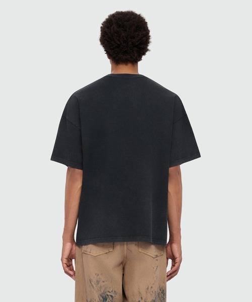 MSGM(エムエスジーエム)の「キャットビーム クラックプリントTシャツ(Tシャツ/カットソー・メンズ・チャコールグレー・M/S/XL/XS/L)」の3枚目の写真