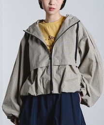 CHECK PUFF BLOUSON