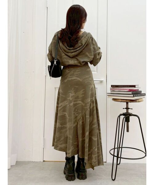 EVRIS(エヴリス)の「ワンポイントロゴショートパーカー【セットアップ着用可能】春服(パーカー・レディース・その他1/グレー/ホワイト・FREE)」の18枚目の写真