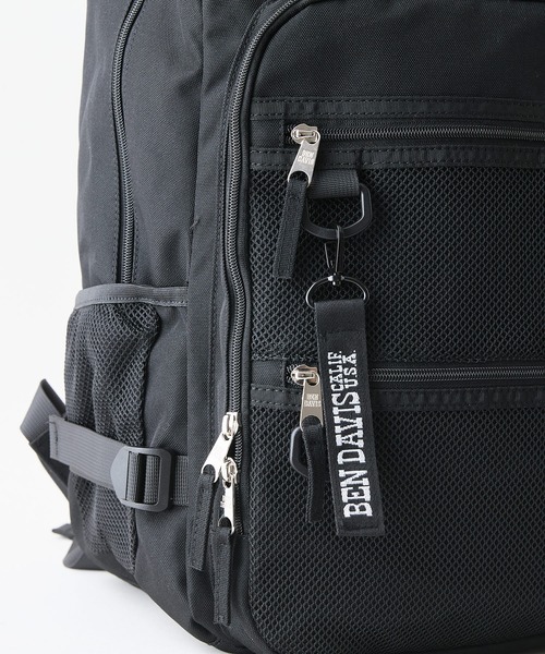 BEN DAVIS(ベンデイビス)の「【BEN DAVIS/ベンデイビス】【15インチPC・A4収納◎】防水リュック 30L大容量 シンプル1ルーム構造 7ポケット 通学・通勤・旅(バックパック/リュック・メンズ・レッド/ブルー/ブラック・FREE)」の10枚目の写真