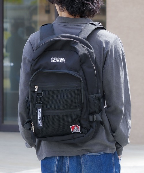 BEN DAVIS(ベンデイビス)の「【BEN DAVIS/ベンデイビス】【15インチPC・A4収納◎】防水リュック 30L大容量 シンプル1ルーム構造 7ポケット 通学・通勤・旅(バックパック/リュック・メンズ・レッド/ブルー/ブラック・FREE)」の19枚目の写真