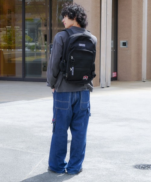 BEN DAVIS(ベンデイビス)の「【BEN DAVIS/ベンデイビス】【15インチPC・A4収納◎】防水リュック 30L大容量 シンプル1ルーム構造 7ポケット 通学・通勤・旅(バックパック/リュック・メンズ・レッド/ブルー/ブラック・FREE)」の20枚目の写真