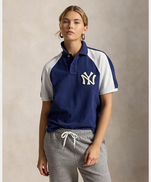POLO RALPH LAUREN（ポロ ラルフ ローレン）の「Polo Ralph Lauren ヤンキース ポロシャツ（ポロシャツ・メンズ・ブルー・XL/S/M/L/XS/XXL）」の5枚目の写真