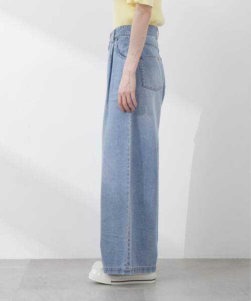 PROPORTION BODY DRESSING(プロポーションボディドレッシング)の「【加藤栞さん着用】<a>ハイウエストタックバギーパンツ / 1216139404(その他パンツ・レディース・ブルー系その他/ブルー・MEDIUM/P/S/PSS/SMALL)」の13枚目の写真