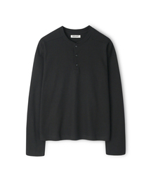 INDUST（インダスト）の「クロップサーマルワッフルヘンリーネックロングスリーブTシャツ_3COLOR（Tシャツ/カットソー）」