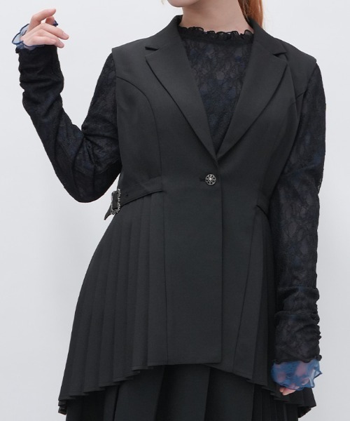 axes femme(アクシーズファム)の「リバーシブルレースPO(Tシャツ/カットソー・レディース・ブラック/ホワイト/ミント・FREE)」の11枚目の写真