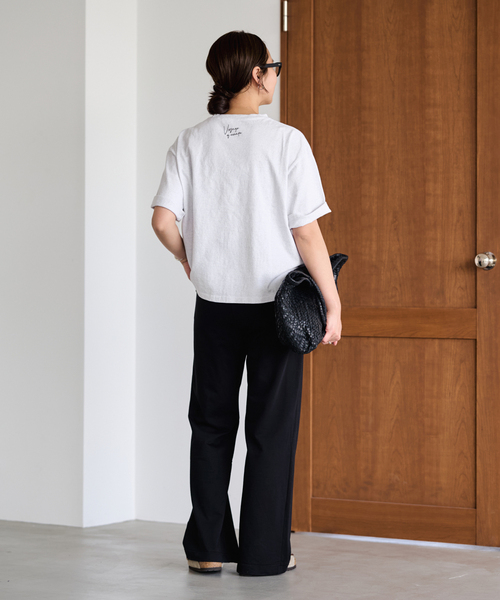 FRAMeWORK（フレームワーク）の「PHOTO T-SHIRT（Tシャツ/カットソー・レディース・ホワイト/ライトグレー・FREE）」の5枚目の写真