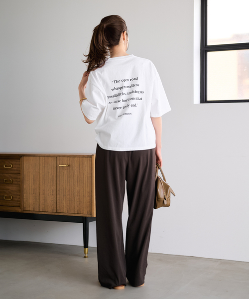 FRAMeWORK（フレームワーク）の「PHOTO T-SHIRT（Tシャツ/カットソー・レディース・ホワイト/ライトグレー・FREE）」の14枚目の写真