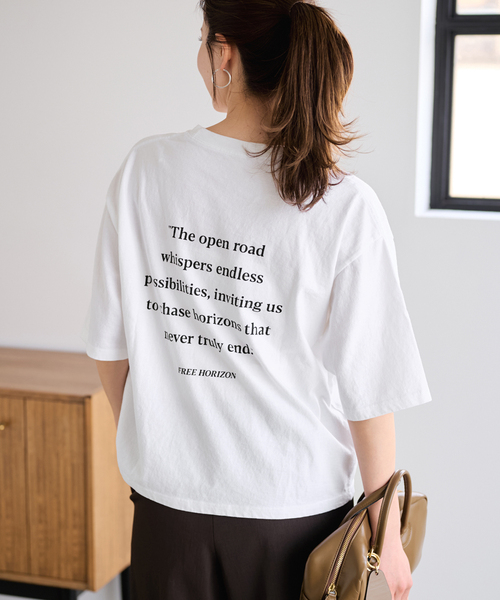 FRAMeWORK（フレームワーク）の「PHOTO T-SHIRT（Tシャツ/カットソー・レディース・ホワイト/ライトグレー・FREE）」の17枚目の写真