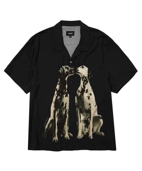 HUF(ハフ)の「DOGGED RESORT SS SHIRT(シャツ/ブラウス・メンズ・ブラック・S/M/L/XL)」の5枚目の写真