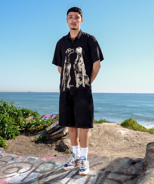 HUF(ハフ)の「DOGGED RESORT SS SHIRT(シャツ/ブラウス・メンズ・ブラック・S/M/L/XL)」の7枚目の写真