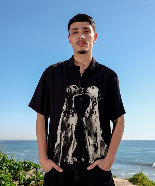 HUF(ハフ)の「DOGGED RESORT SS SHIRT(シャツ/ブラウス・メンズ・ブラック・S/M/L/XL)」の8枚目の写真