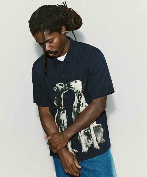 HUF(ハフ)の「DOGGED RESORT SS SHIRT(シャツ/ブラウス・メンズ・ブラック・S/M/L/XL)」の9枚目の写真
