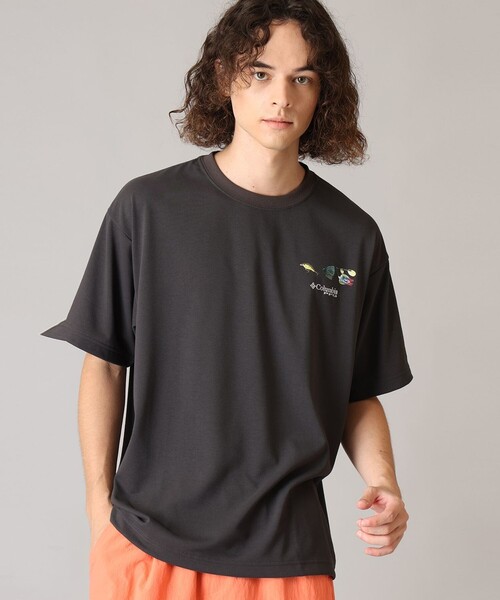 Columbia(コロンビア)の「UVカット Columbia/ バーンノベル グラフィック ショートスリーブTシャツ /コロンビア(Tシャツ/カットソー・メンズ・ブラック系その他/ホワイト系その他/ホワイト/ブラック・XL/L/M/S)」の3枚目の写真