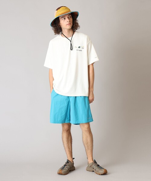 Columbia(コロンビア)の「UVカット Columbia/ バーンノベル グラフィック ショートスリーブTシャツ /コロンビア(Tシャツ/カットソー・メンズ・ブラック系その他/ホワイト系その他/ホワイト/ブラック・XL/L/M/S)」の10枚目の写真