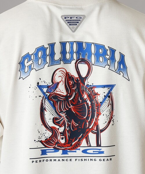 Columbia(コロンビア)の「UVカット Columbia/ バーンノベル グラフィック ショートスリーブTシャツ /コロンビア(Tシャツ/カットソー・メンズ・ブラック系その他/ホワイト系その他/ホワイト/ブラック・XL/L/M/S)」の15枚目の写真