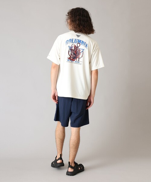Columbia(コロンビア)の「UVカット Columbia/ バーンノベル グラフィック ショートスリーブTシャツ /コロンビア(Tシャツ/カットソー・メンズ・ブラック系その他/ホワイト系その他/ホワイト/ブラック・XL/L/M/S)」の17枚目の写真