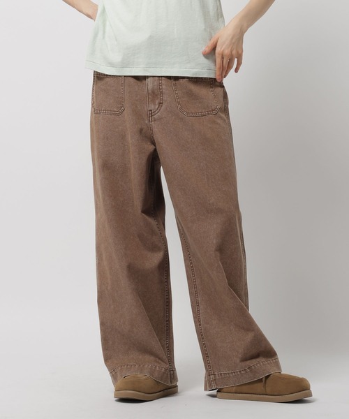 niko and...(ニコアンド)の「ケミカルポケットワイドパンツ(その他パンツ・レディース・インディゴブルー/ライトベージュ/ブラック・LARGE/MEDIUM)」の20枚目の写真