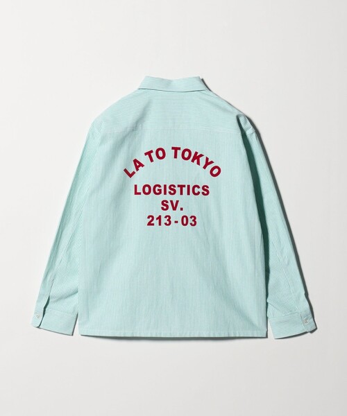 UNITED ARROWS & SONS(ユナイテッドアローズアンドサンズ)の「<SWJP> OXFORD ZIP SHIRT/シャツ(シャツ/ブラウス・メンズ・ケリーグリーン/ライトブルー・M/L)」の1枚目の写真