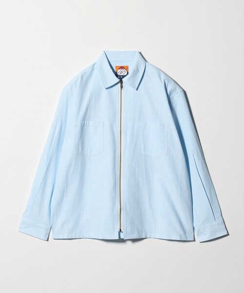 UNITED ARROWS & SONS(ユナイテッドアローズアンドサンズ)の「<SWJP> OXFORD ZIP SHIRT/シャツ(シャツ/ブラウス・メンズ・ケリーグリーン/ライトブルー・M/L)」の3枚目の写真