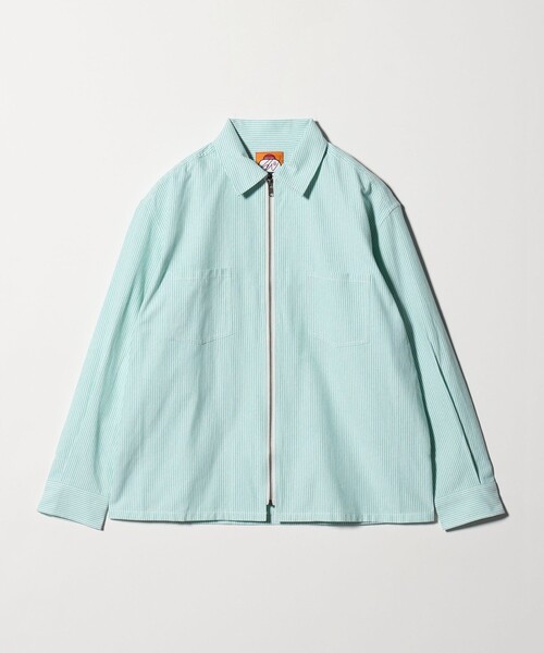 UNITED ARROWS & SONS(ユナイテッドアローズアンドサンズ)の「<SWJP> OXFORD ZIP SHIRT/シャツ(シャツ/ブラウス・メンズ・ケリーグリーン/ライトブルー・M/L)」の9枚目の写真