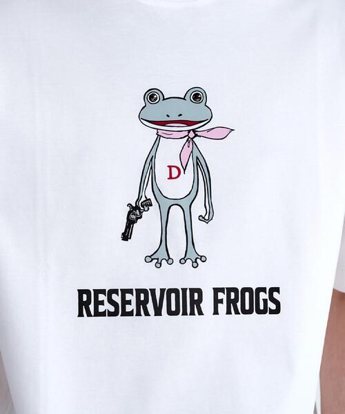 DRESSTERIOR(ドレステリア)の「【接触冷感/抗菌防臭/消臭】ICE CLEAR COTTON フロッグオーバーフィットTシャツ(Tシャツ/カットソー・メンズ・ブラック/ホワイト/ライトイエロー系/ブルー系その他・90/91/92/94)」の6枚目の写真
