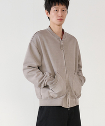 NOUN（ノウン）の「faded sweat blouson (mocha beige)（その他アウター）」