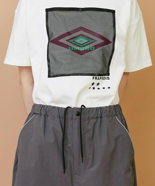 FRAPBOIS（フラボア）の「UMBRO TRACK-PANTS（その他パンツ・レディース・グレー/ブラック・1/2）」の9枚目の写真