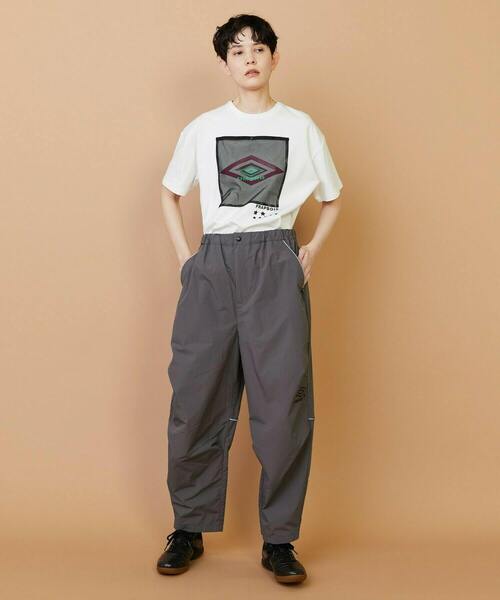 FRAPBOIS（フラボア）の「UMBRO TRACK-PANTS（その他パンツ・レディース・グレー/ブラック・1/2）」の10枚目の写真