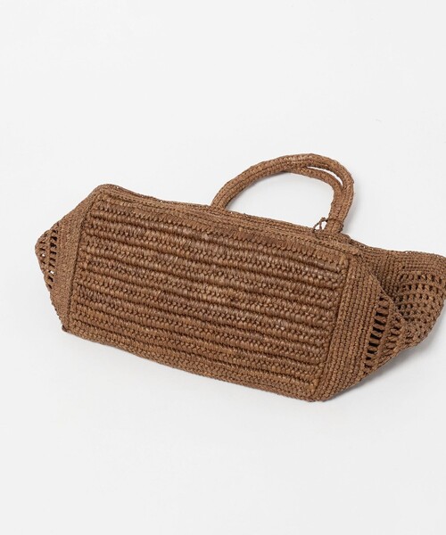 MAISON N.H PARIS(メゾンエヌアッシュパリ)の「<MAISON N.H PARIS>SUCRE RFA トートバッグ(かごバッグ・レディース・ブラウン系・FREE)」の6枚目の写真