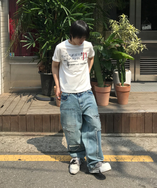 KICHUL(キチョル)の「71-Node T-shirt (White)(Tシャツ/カットソー・レディース・その他・LARGE/MEDIUM/SMALL)」の3枚目の写真