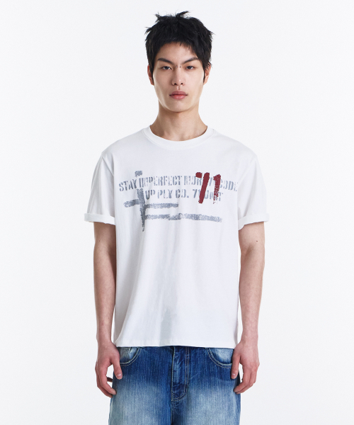 KICHUL(キチョル)の「71-Node T-shirt (White)(Tシャツ/カットソー・レディース・その他・LARGE/MEDIUM/SMALL)」の9枚目の写真