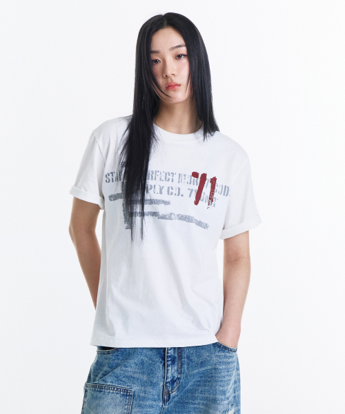 KICHUL(キチョル)の「71-Node T-shirt (White)(Tシャツ/カットソー・レディース・その他・LARGE/MEDIUM/SMALL)」の10枚目の写真