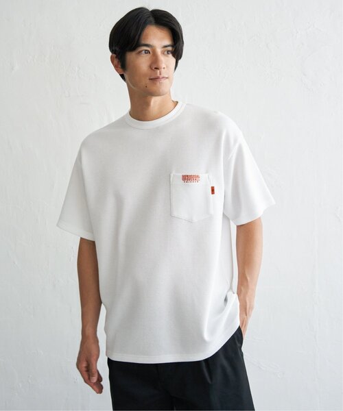 UNIVERSAL OVERALL(ユニバーサルオーバーオール)の「UNIVERSAL OVERALL ユニバーサルオーバーオール DAILYワンポイント刺繍Tシャツ(Tシャツ/カットソー・メンズ・アイボリー/ブラック/ホワイト・XL/L/M/S)」の19枚目の写真