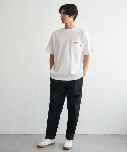 UNIVERSAL OVERALL(ユニバーサルオーバーオール)の「UNIVERSAL OVERALL ユニバーサルオーバーオール DAILYワンポイント刺繍Tシャツ(Tシャツ/カットソー・メンズ・アイボリー/ブラック/ホワイト・XL/L/M/S)」の22枚目の写真