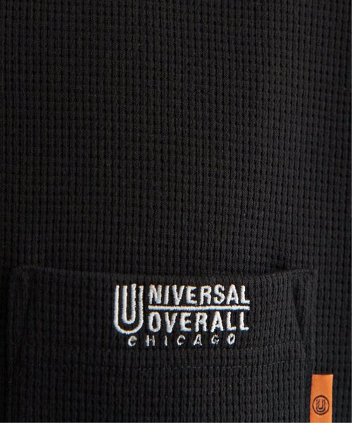 UNIVERSAL OVERALL(ユニバーサルオーバーオール)の「UNIVERSAL OVERALL ユニバーサルオーバーオール DAILYワンポイント刺繍Tシャツ(Tシャツ/カットソー・メンズ・アイボリー/ブラック/ホワイト・XL/L/M/S)」の8枚目の写真