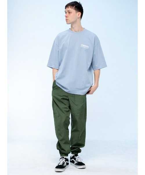 THRASHER（スラッシャー）の「THRASHER (スラッシャー) バックプリント Tシャツ 半袖 Tour Logo ビッグシルエット オーバーサイズ ロゴ刺繍 綿100％ メンズ レディース（Tシャツ/カットソー・メンズ・ブラック/ブルー/ホワイト/グリーン・M/L/LL）」の17枚目の写真