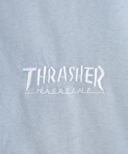 THRASHER（スラッシャー）の「THRASHER (スラッシャー) バックプリント Tシャツ 半袖 Tour Logo ビッグシルエット オーバーサイズ ロゴ刺繍 綿100％ メンズ レディース（Tシャツ/カットソー・メンズ・ブラック/ブルー/ホワイト/グリーン・M/L/LL）」の19枚目の写真