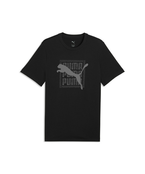PUMA(プーマ)の「PUMA プーマ メンズ グラフィック プーマ ワーディング 半袖 Tシャツ(Tシャツ/カットソー・メンズ・ホワイト/ヘザーグレー/ブラック・SMALL/XX-LARGE/MEDIUM/LARGE/X-LARGE)」の10枚目の写真