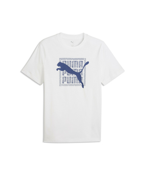 PUMA(プーマ)の「PUMA プーマ メンズ グラフィック プーマ ワーディング 半袖 Tシャツ(Tシャツ/カットソー・メンズ・ホワイト/ヘザーグレー/ブラック・SMALL/XX-LARGE/MEDIUM/LARGE/X-LARGE)」の14枚目の写真