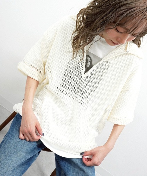 gossara(ゴサラ)の「【主役級Tシャツ】天竺フォトプリントT(Tシャツ/カットソー・レディース・ブラック/オフホワイト/ブラウン・FREE)」の15枚目の写真