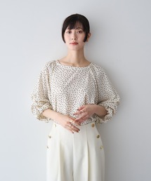 YECCA VECCA（イェッカヴェッカ）の「ホイップスリーブブラウス（シャツ/ブラウス）」