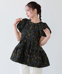 セール】ミックスカラー花柄ジャガードトップス（その他トップス