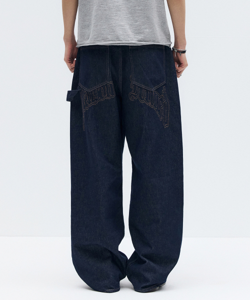 MAISON MINED（メゾンミネド）の「BACK-POINT DENIM PANTS INDIGO（デニムパンツ・メンズ・その他・SMALL/MEDIUM/LARGE）」の14枚目の写真