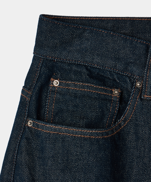 MAISON MINED（メゾンミネド）の「BACK-POINT DENIM PANTS INDIGO（デニムパンツ・メンズ・その他・SMALL/MEDIUM/LARGE）」の8枚目の写真