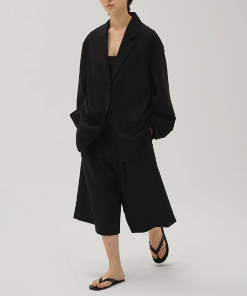 TODAYFUL(トゥデイフル)の「Dry Touch Rough Jacket 12610105(ブルゾン・レディース・ブラック/ベージュ・38/36)」の5枚目の写真