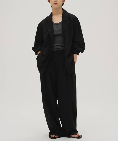TODAYFUL(トゥデイフル)の「Dry Touch Rough Jacket 12610105(ブルゾン・レディース・ブラック/ベージュ・38/36)」の6枚目の写真